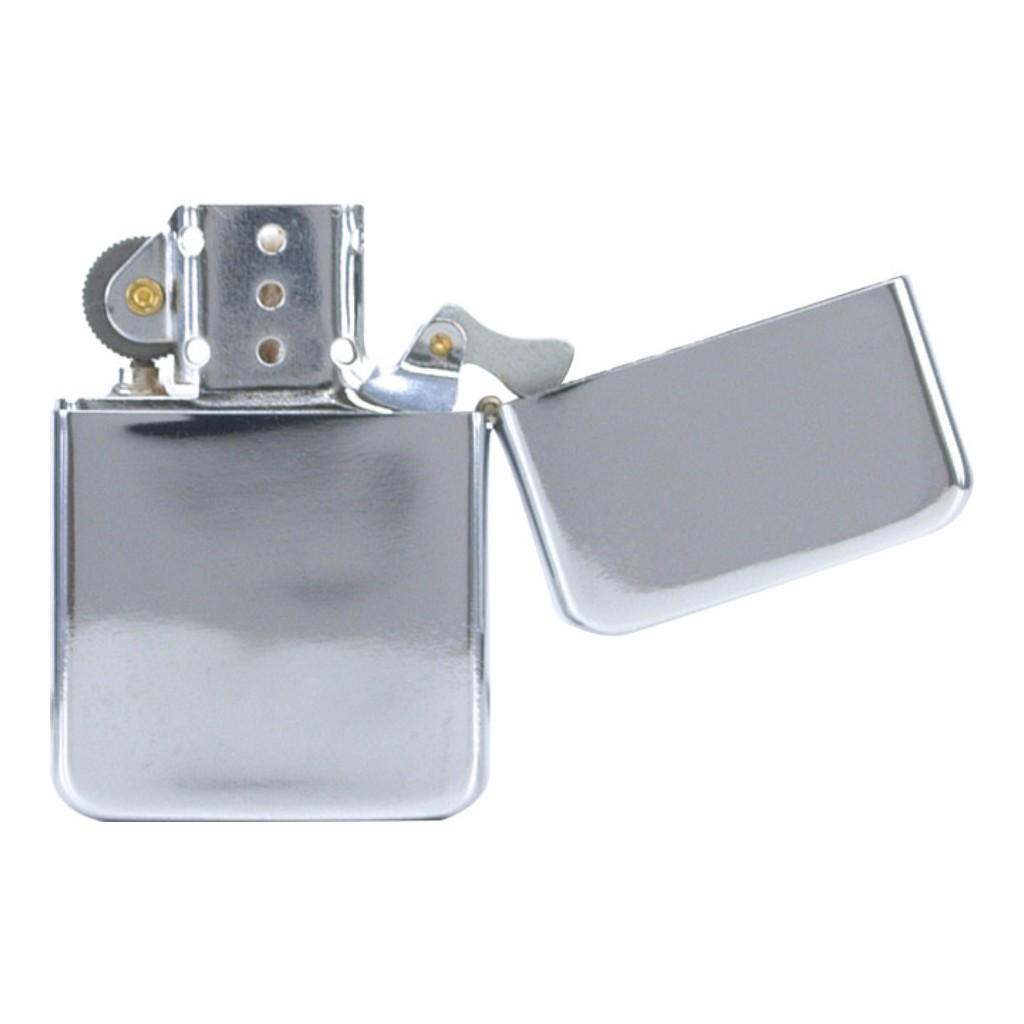606481 Upaljač kremen metalni COLTON punjivi sjajni krom
