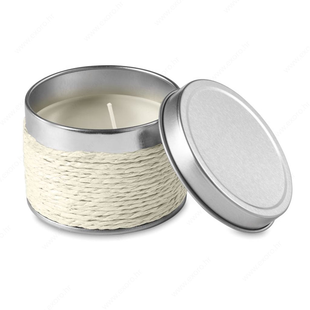 IT2873-06 Svijeća mirisna vanilija DELICIOUS bijela