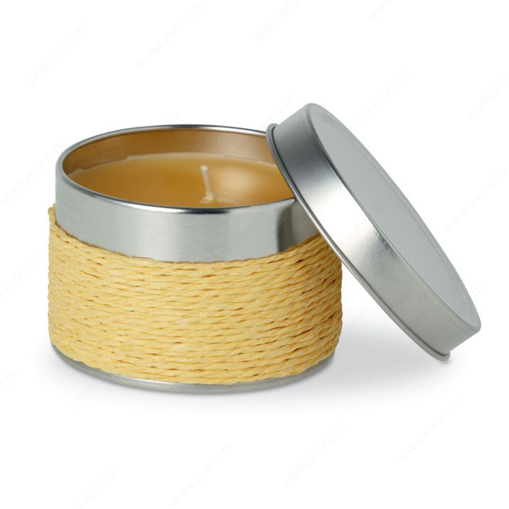 IT2873-08 Svijeća mirisna limun DELICIOUS žuta