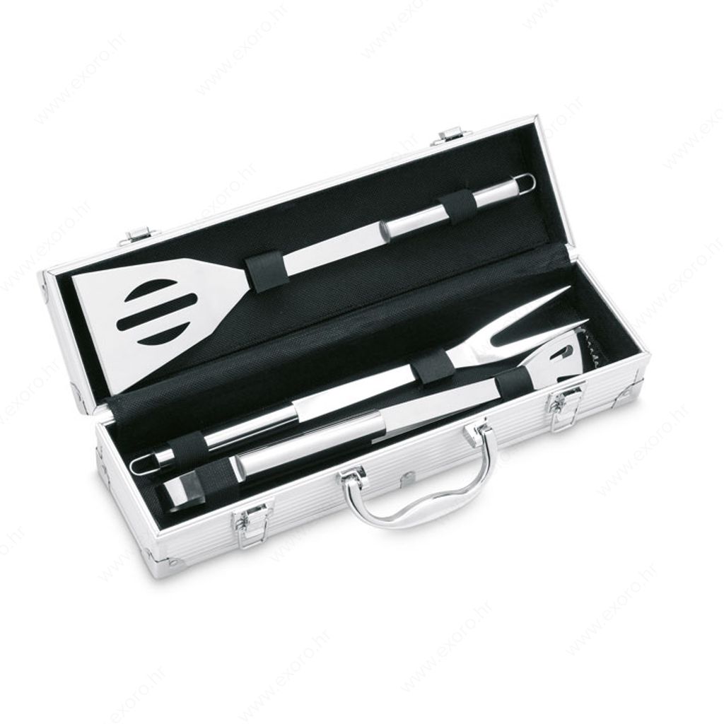 IT3475-14 Roštilj set ASADOR pk3 u metalnom koferu