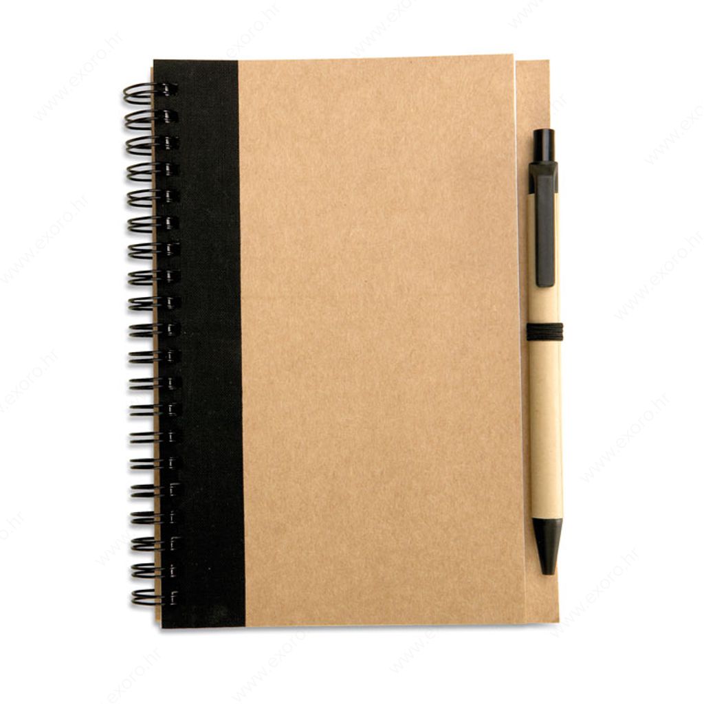 IT3775-03 Notes SONORA PLUS + olovka kemijska, crni