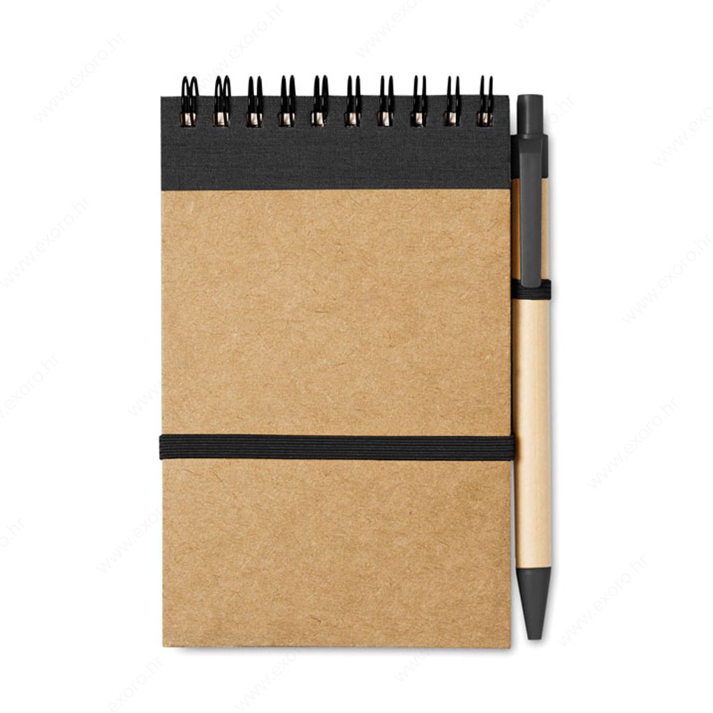 IT3789-03 Notes A6 SONORA + olovka kemijska, crni