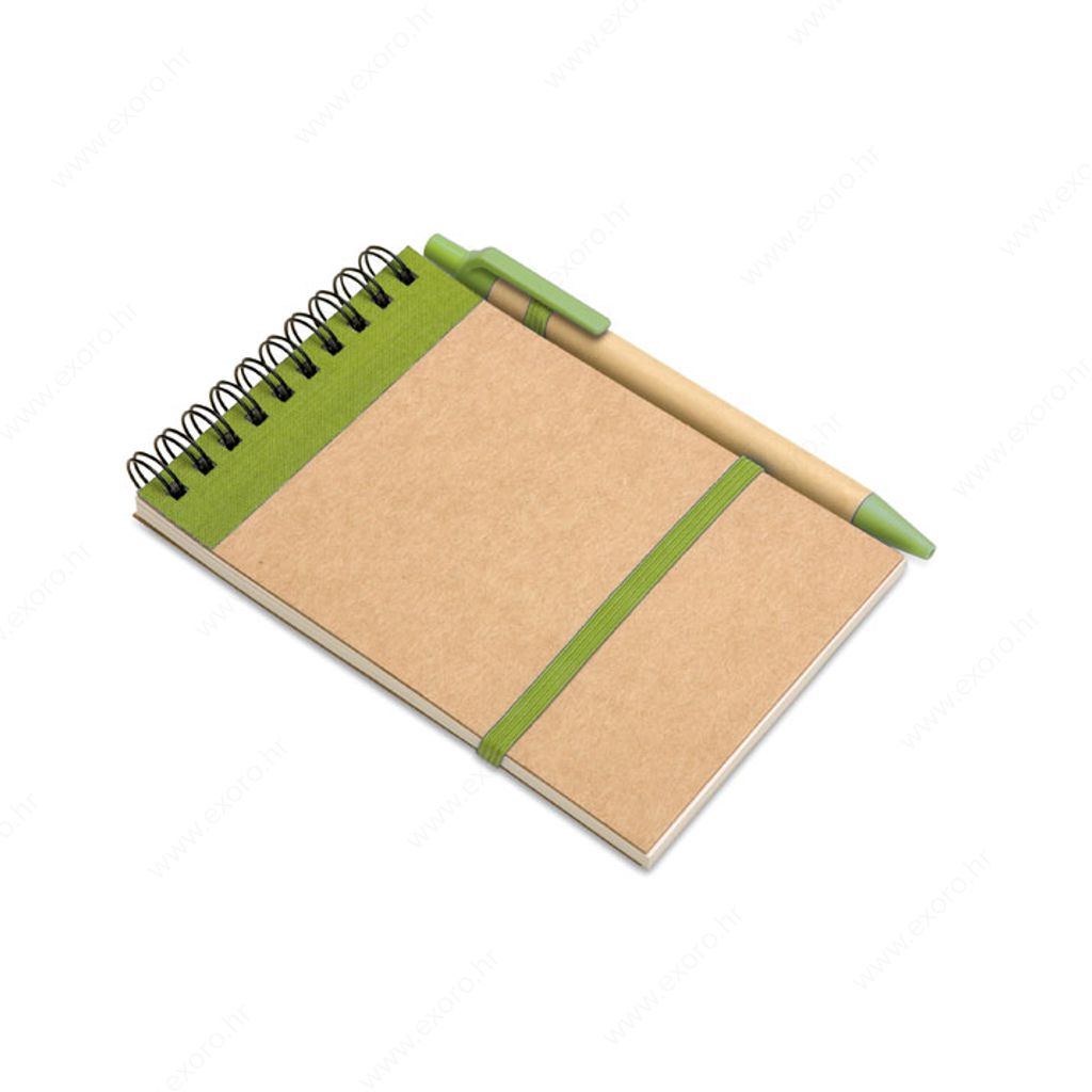 IT3789-48 Notes A6 SONORA + olovka kemijska, limeta