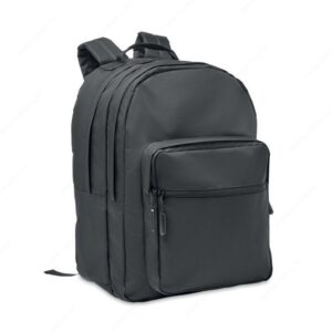 Ruksak za prijenosno računalo VALLEY BACKPACK RPET, crni