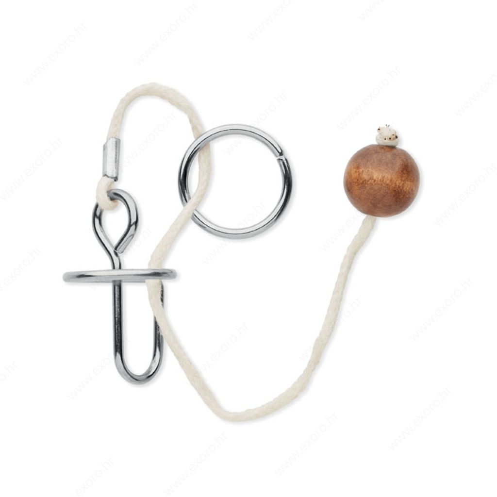 MO2075-14 Igra set od 2 metalne mozgalice CONNECTION srebrna