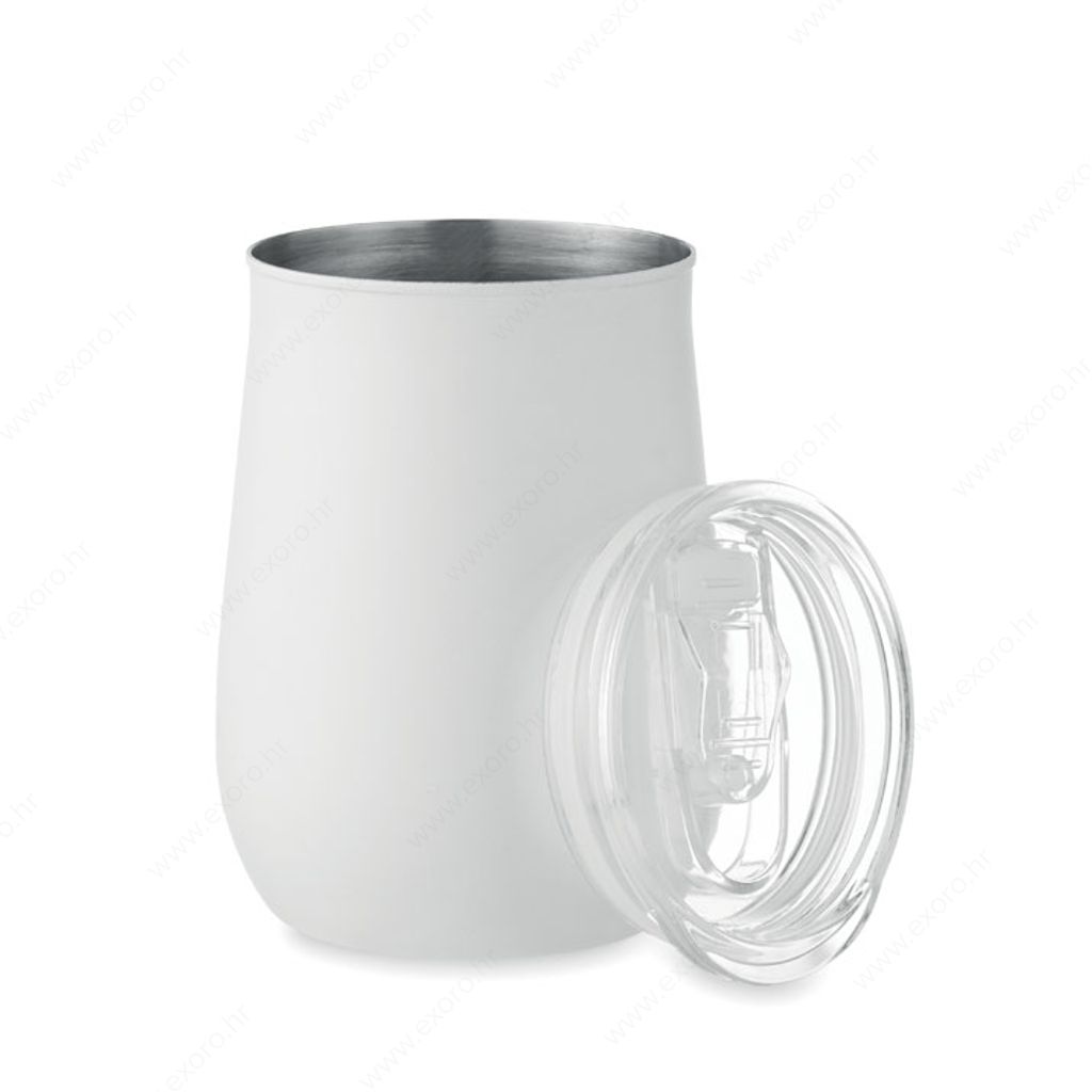 MO2090-06 Šalica URSA termo, metalna, 500ml, bijela