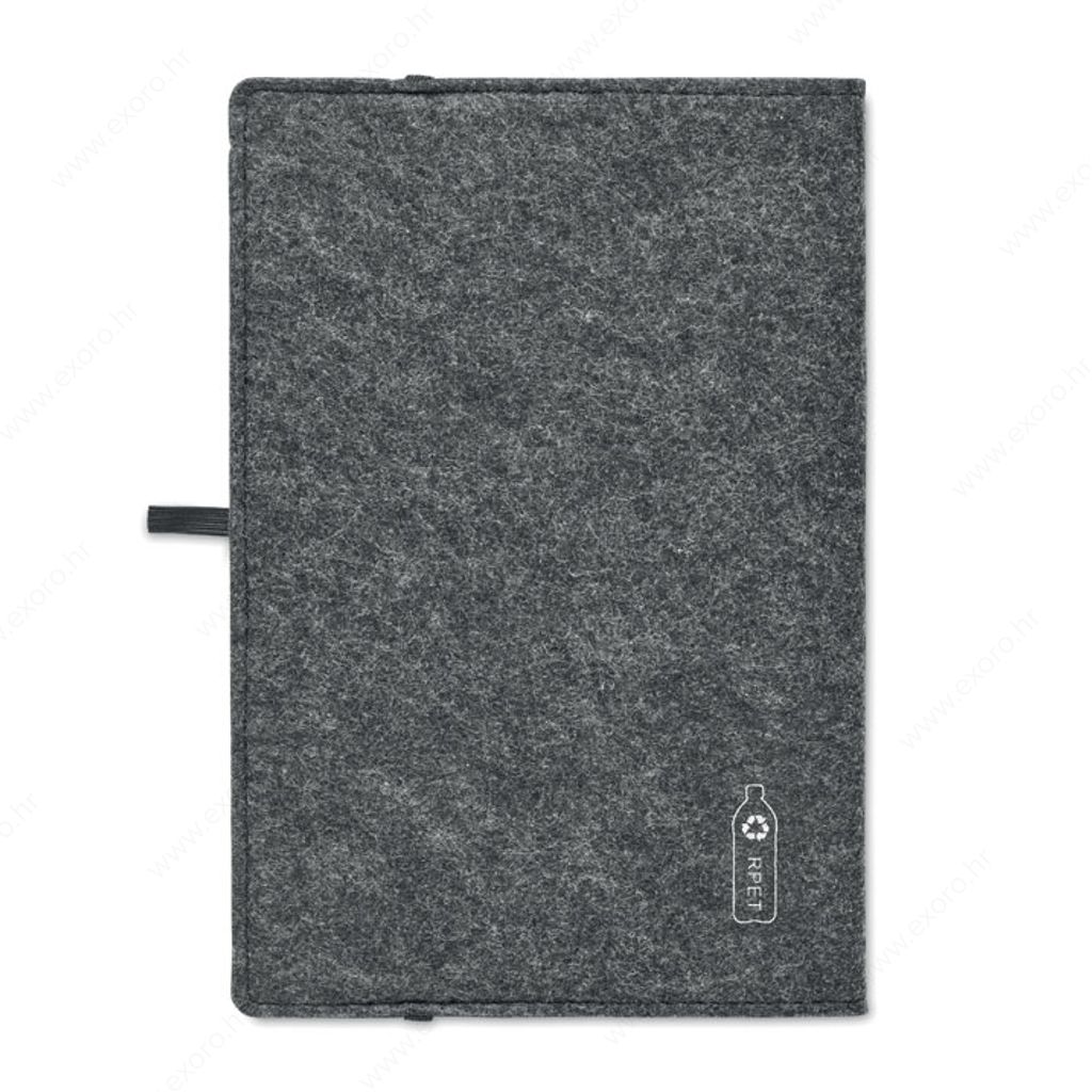 MO2093-15 Notes A5 FELTBOOK, sivi