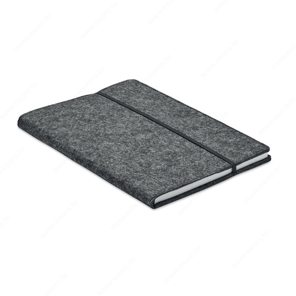 MO2093-15 Notes A5 FELTBOOK, sivi