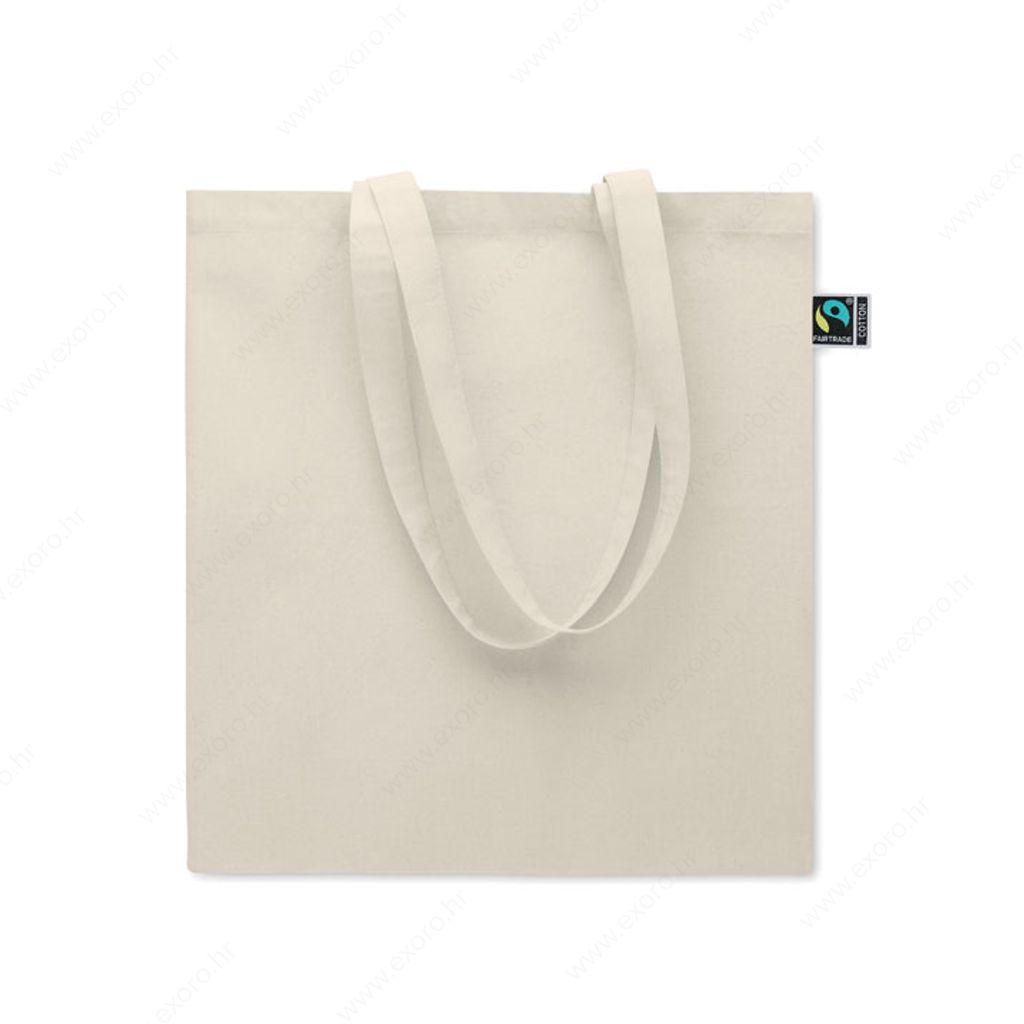 MO2094-13 Torba shopping OSOLE ++ pamučna, prošireno dno, duge ručke, natur