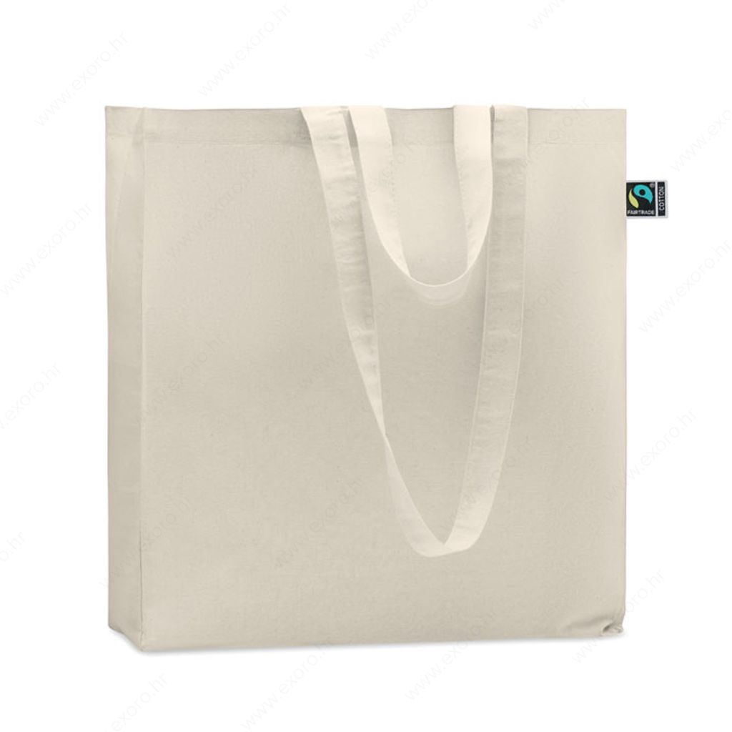 MO2094-13 Torba shopping OSOLE ++ pamučna, prošireno dno, duge ručke, natur