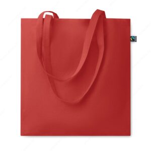 Torba shopping OSOLE COLOUR pamuk, 140g, crvena