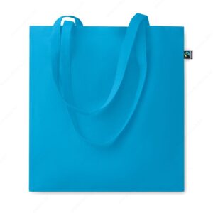 Torba shopping OSOLE COLOUR pamuk, 140g, plava (turquoise)