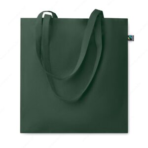 Torba shopping OSOLE COLOUR pamuk, 140g, zelena (dark green)