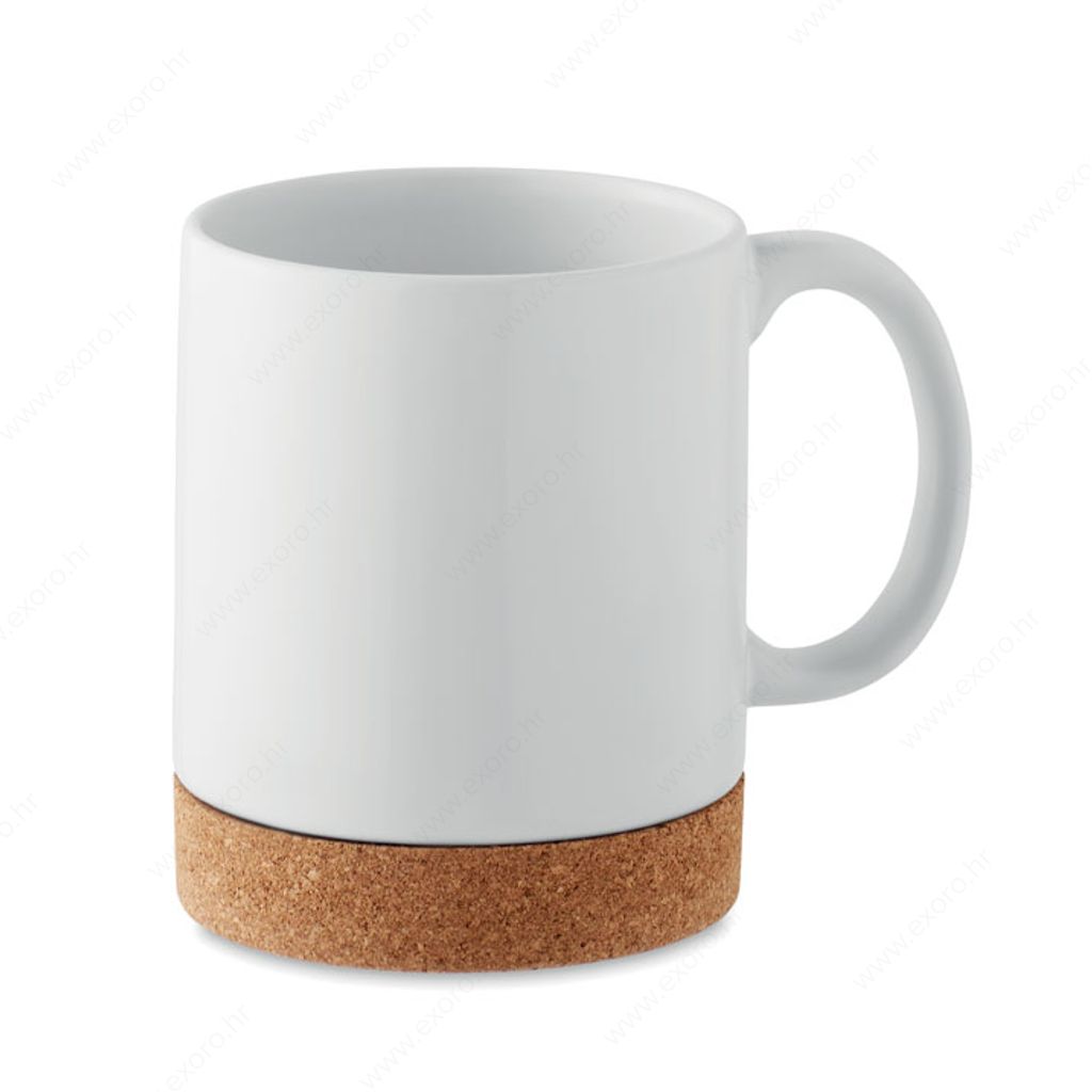 MO2102-06 Šalica KAROO SUBLIM, keramička sublimacijska, 280 ml, bijela