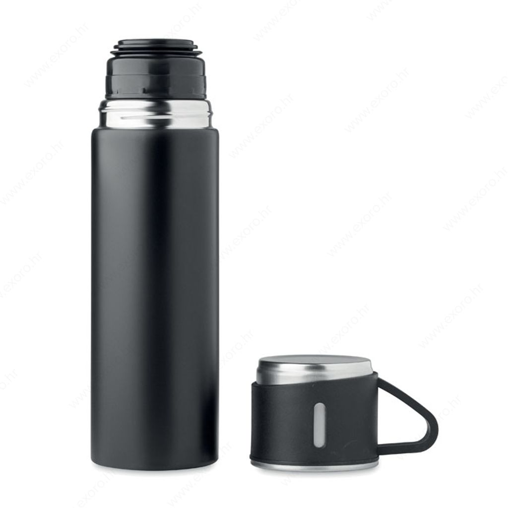 MO2117-03 Boca TONIA + šalice, termo, metalna, 420ml, crna