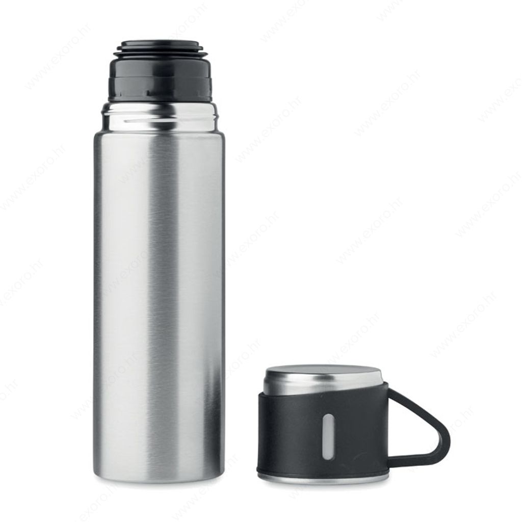 MO2117-16 Boca TONIA + šalice, termo, metalna, 420ml, mat srebrna