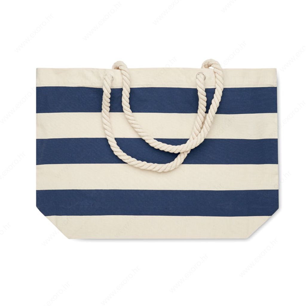 MO2126-04 Torba za plažu HEAVEN STRIPE 220gr., plava
