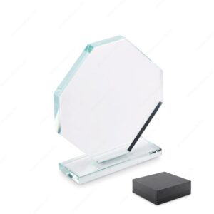 Trofej RUMBO 14,6x15,5x4,3cm, kristal