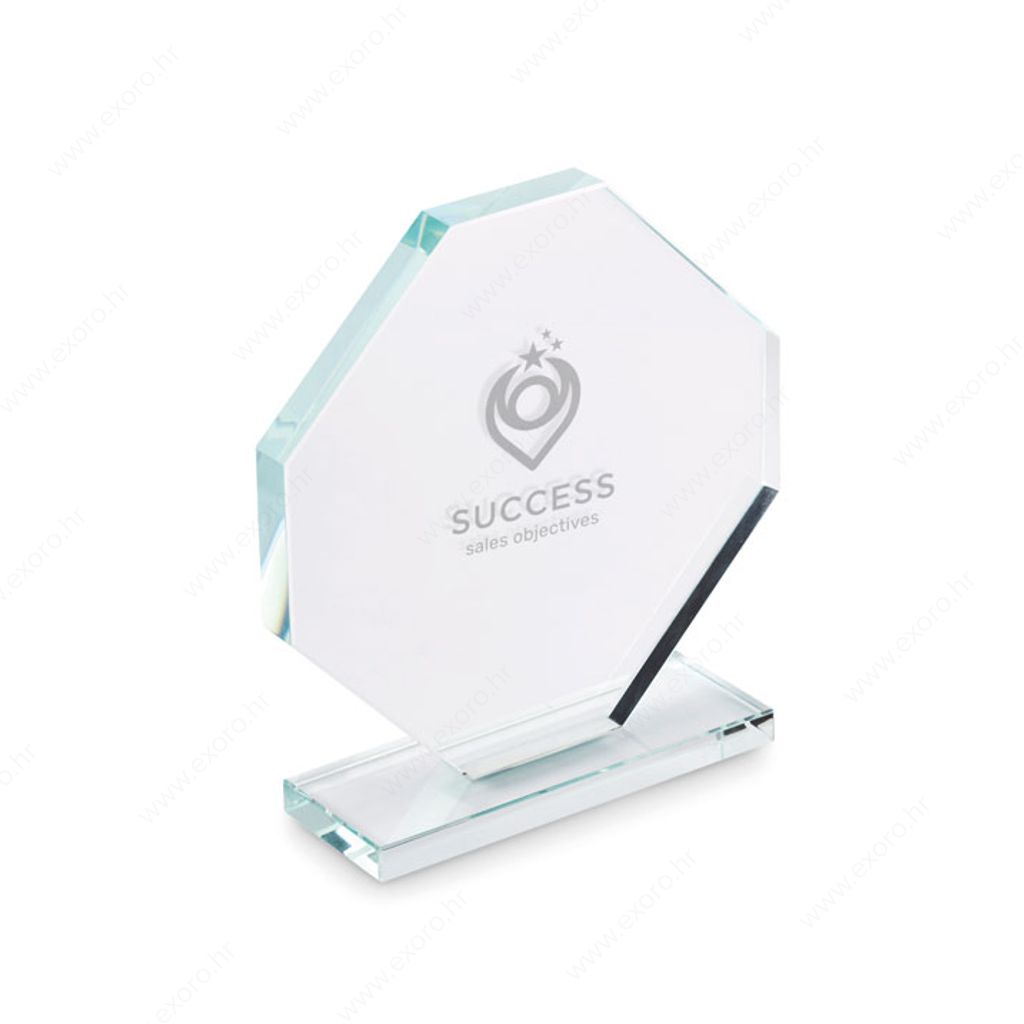 MO2135-22 Trofej RUMBO 14,6x15,5x4,3cm, kristal