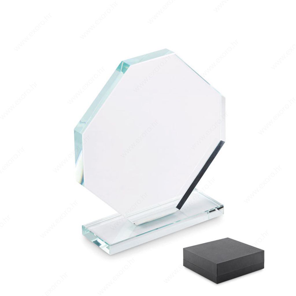 MO2135-22 Trofej RUMBO 14,6x15,5x4,3cm, kristal