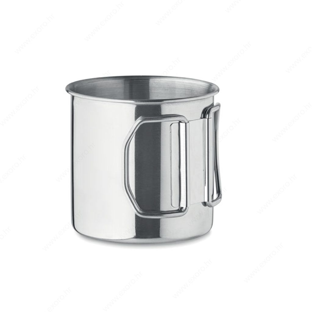 MO2149-14 Šalica NUNAVUT metalna, 330ml, srebrna