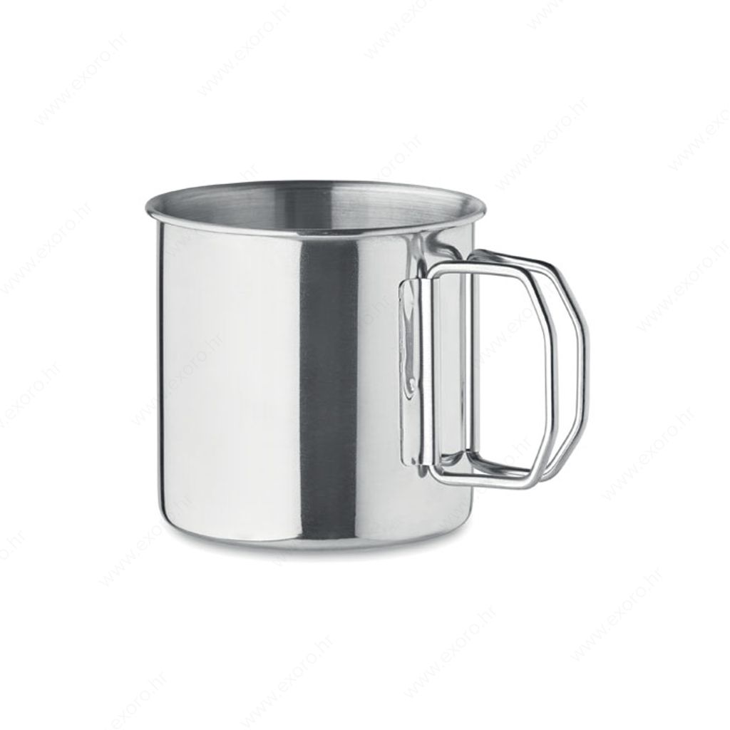 MO2149-14 Šalica NUNAVUT metalna, 330ml, srebrna