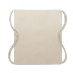 Ruksak s vezicom MUJIKA pamuk, 140g, bež