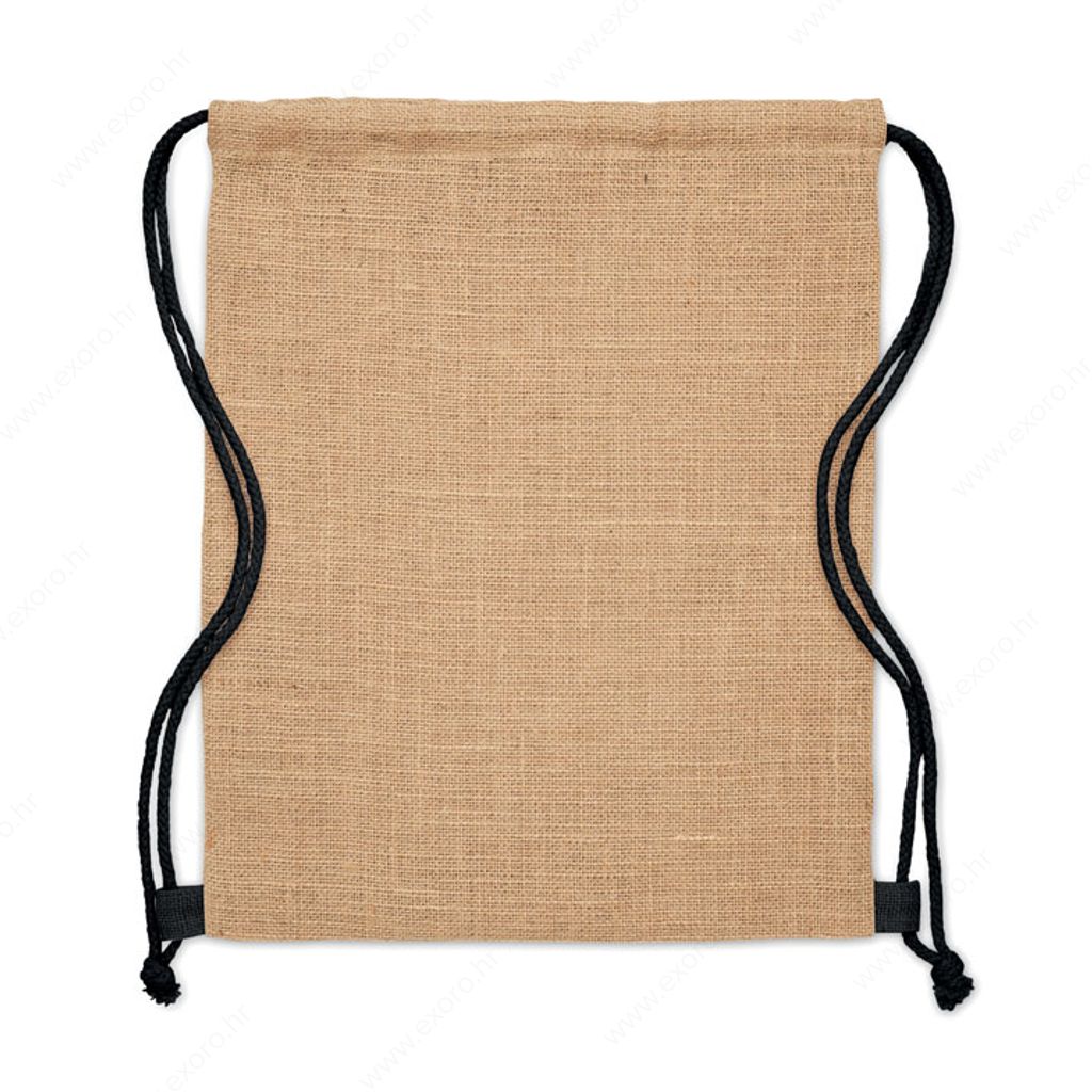 MO2190-03 Ruksak s vezicom FUKURO juta, crni