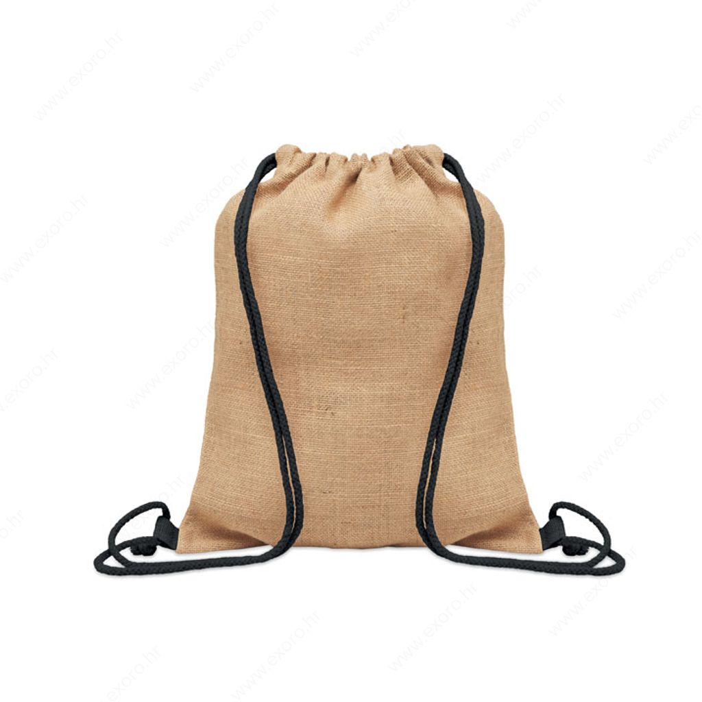 MO2190-03 Ruksak s vezicom FUKURO juta, crni