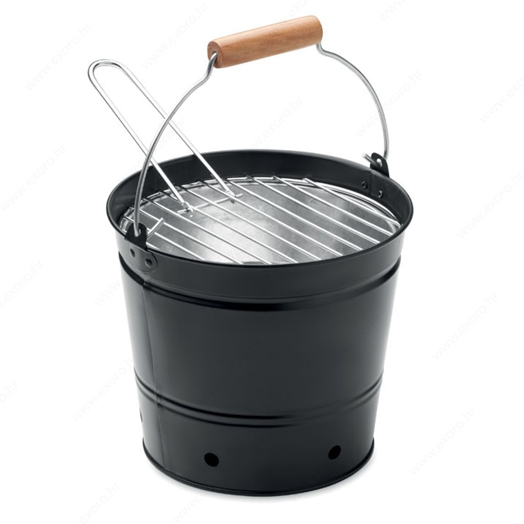 MO2192-03 Roštilj kanta prijenosna BBQTRAY crna