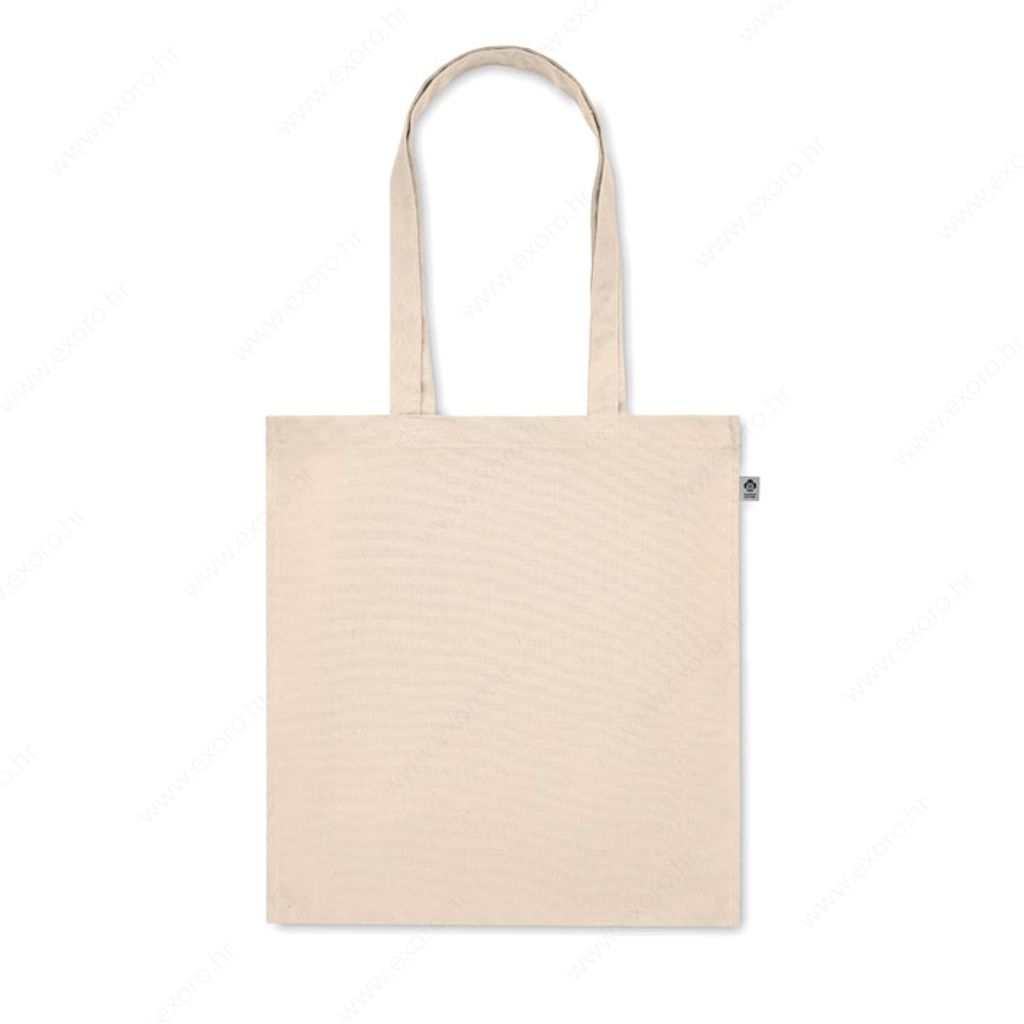 MO2196-13 Torba shopping BENTE pamučna, 38x9x42cm duge ručke, 220g., natur