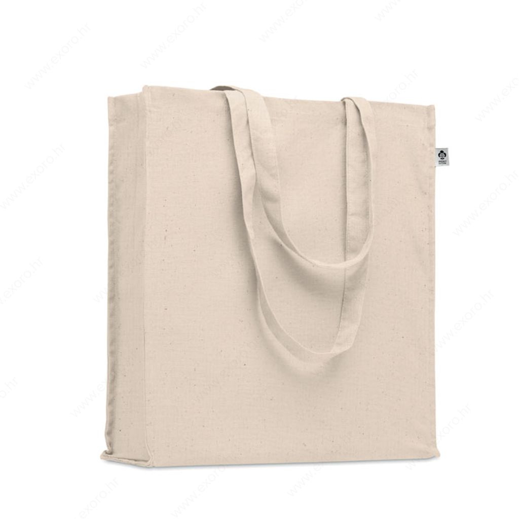 MO2196-13 Torba shopping BENTE pamučna, 38x9x42cm duge ručke, 220g., natur