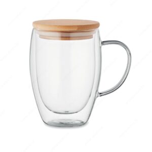 Šalica TIROL staklena, 350ml, prozirna