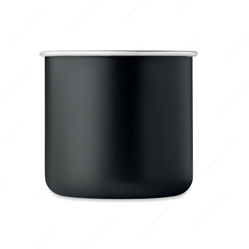 MO2226-03 Šalica CARIBU metalna, 300ml, crna
