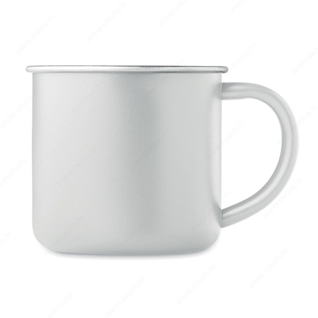 MO2226-06 Šalica CARIBU metalna, 300ml, bijela