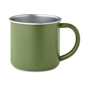 Šalica CARIBU metalna, 300ml, zelena