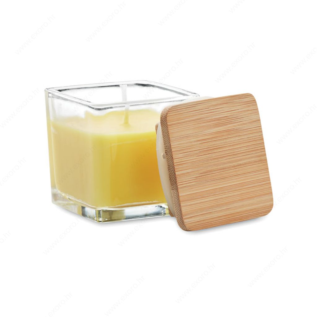 MO2235-08 Svijeća mirisna limun PILA žuta