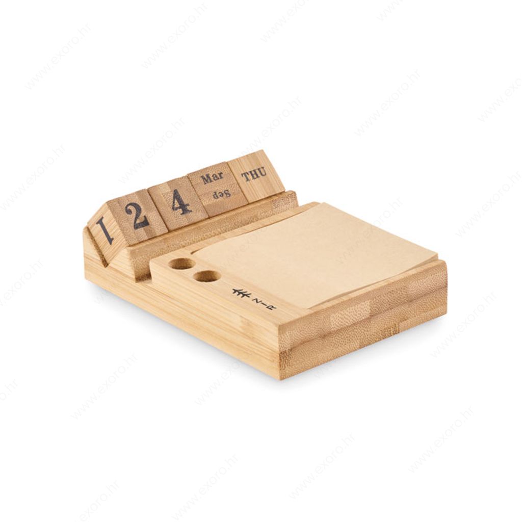 MO2250-40 Kalendar stolni BOOTOP od bambusa