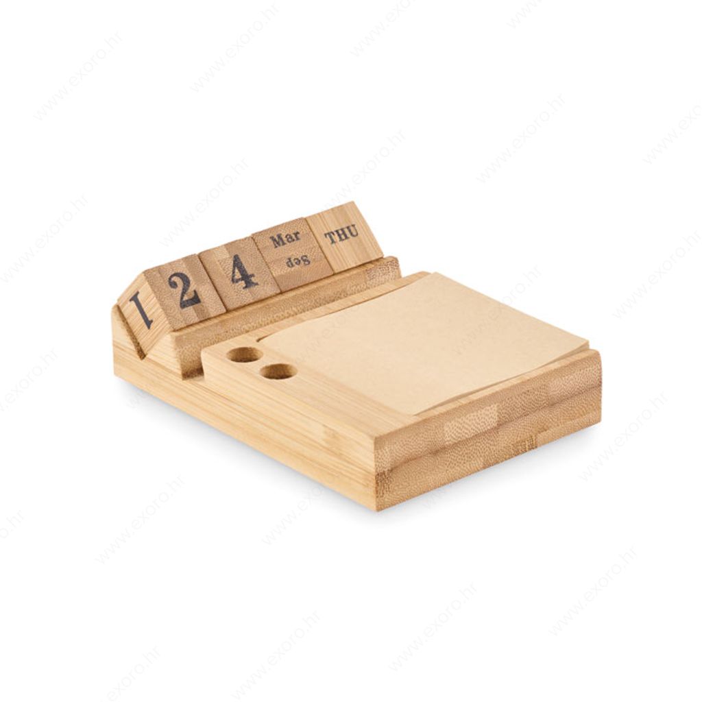 MO2250-40 Kalendar stolni BOOTOP od bambusa