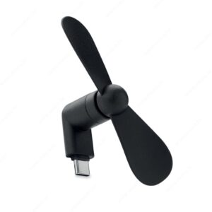 Ventilator PHAN prijenosni USB-C za pametni telefon, crni