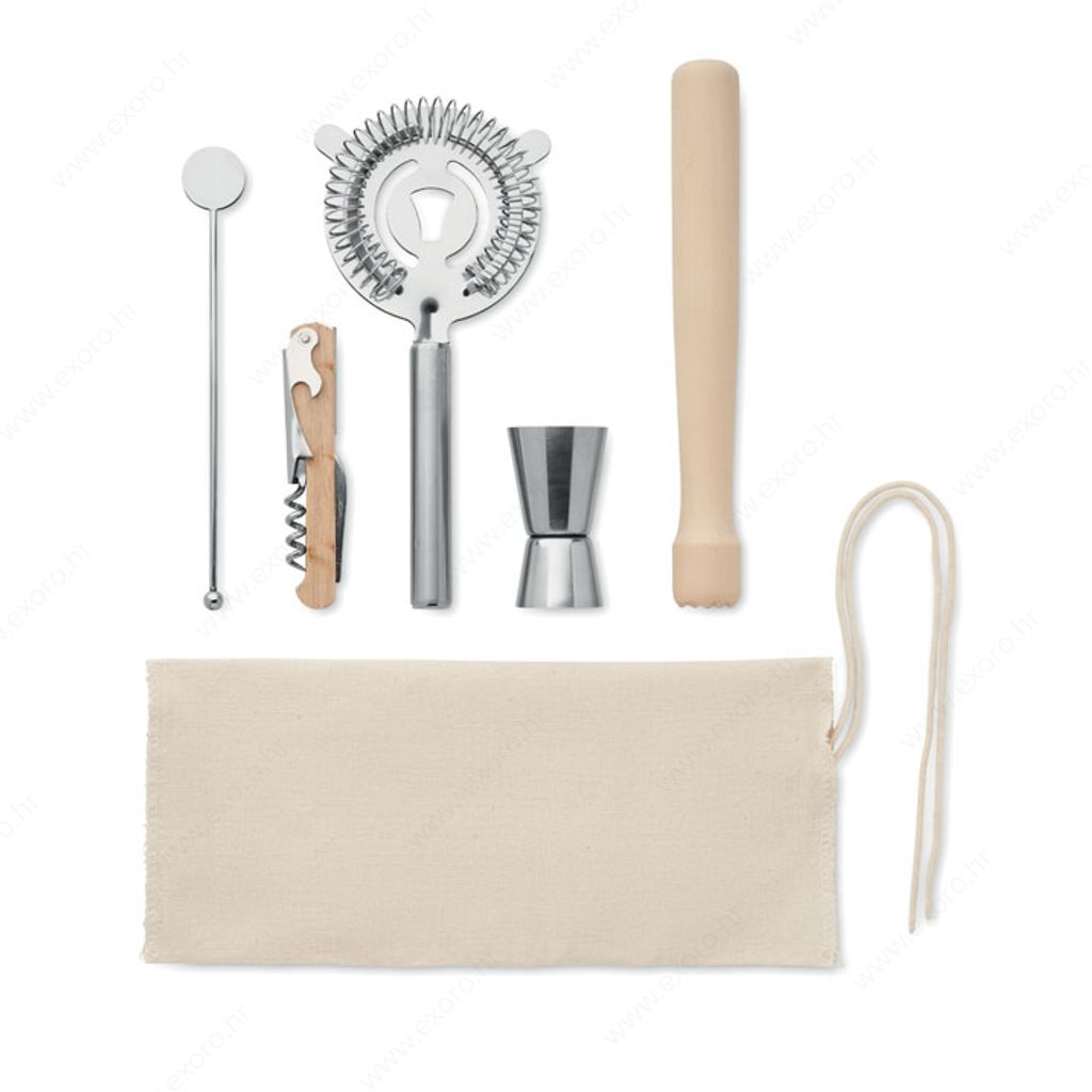 MO2293-13 Set za koktele MAI TAI natur