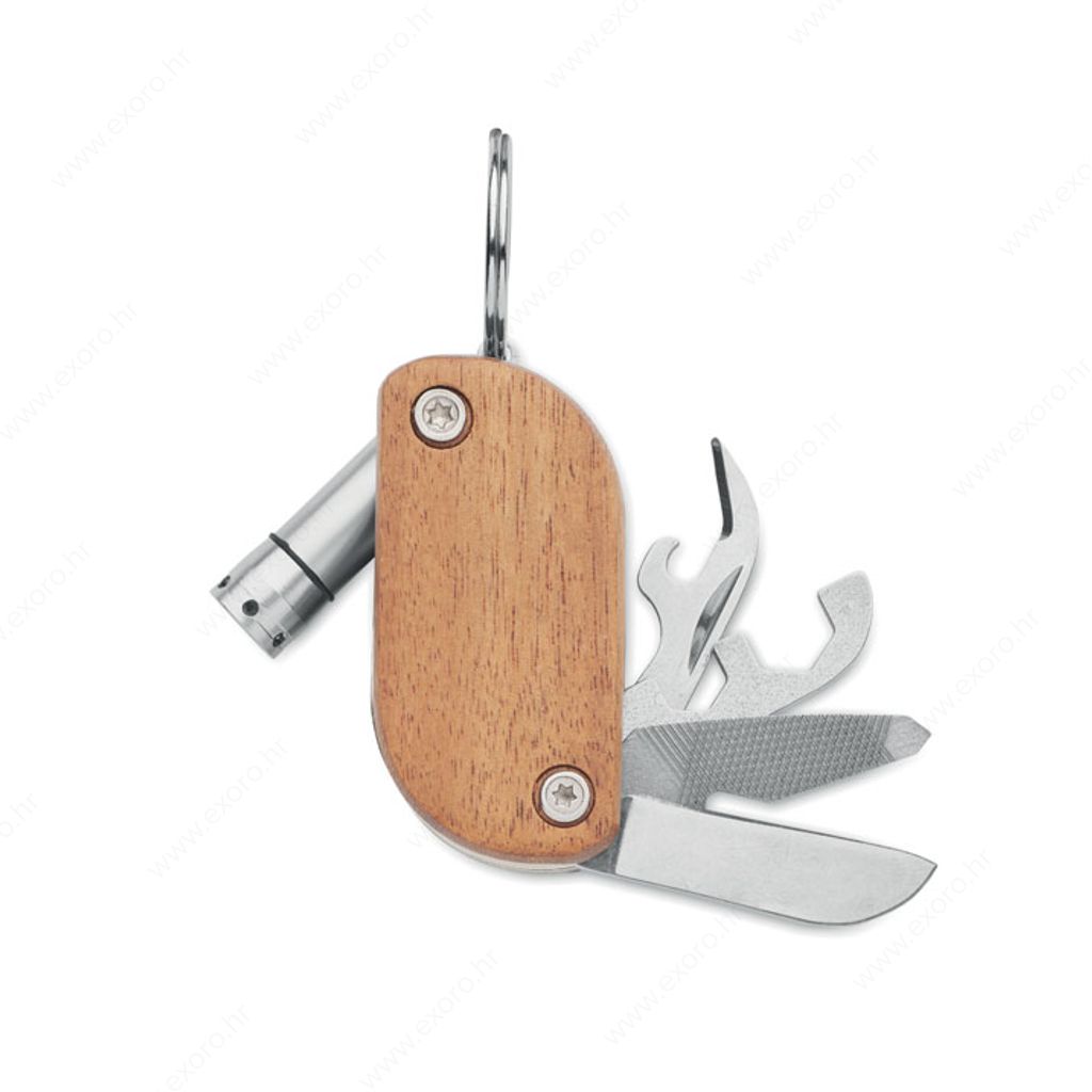 MO2298-40 Nož džepni multifunkcionalni WOODYCUT drveni