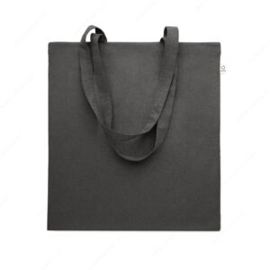 Torba shopping VIVEKA COLOUR pamuk, RPET, 140g, crna