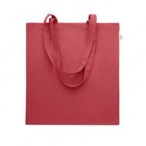 Torba shopping VIVEKA COLOUR pamuk, RPET, 140g, crvena