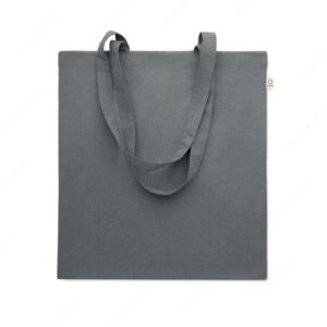 Torba shopping VIVEKA COLOUR pamuk, RPET, 140g, siva (stone grey)