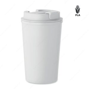 Čaša termo BEIBAKU metalna, 350ml, bijela