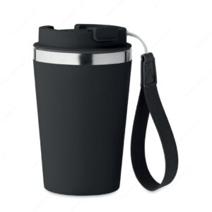 Čaša termo TOPAZ metalna, 350ml, crna