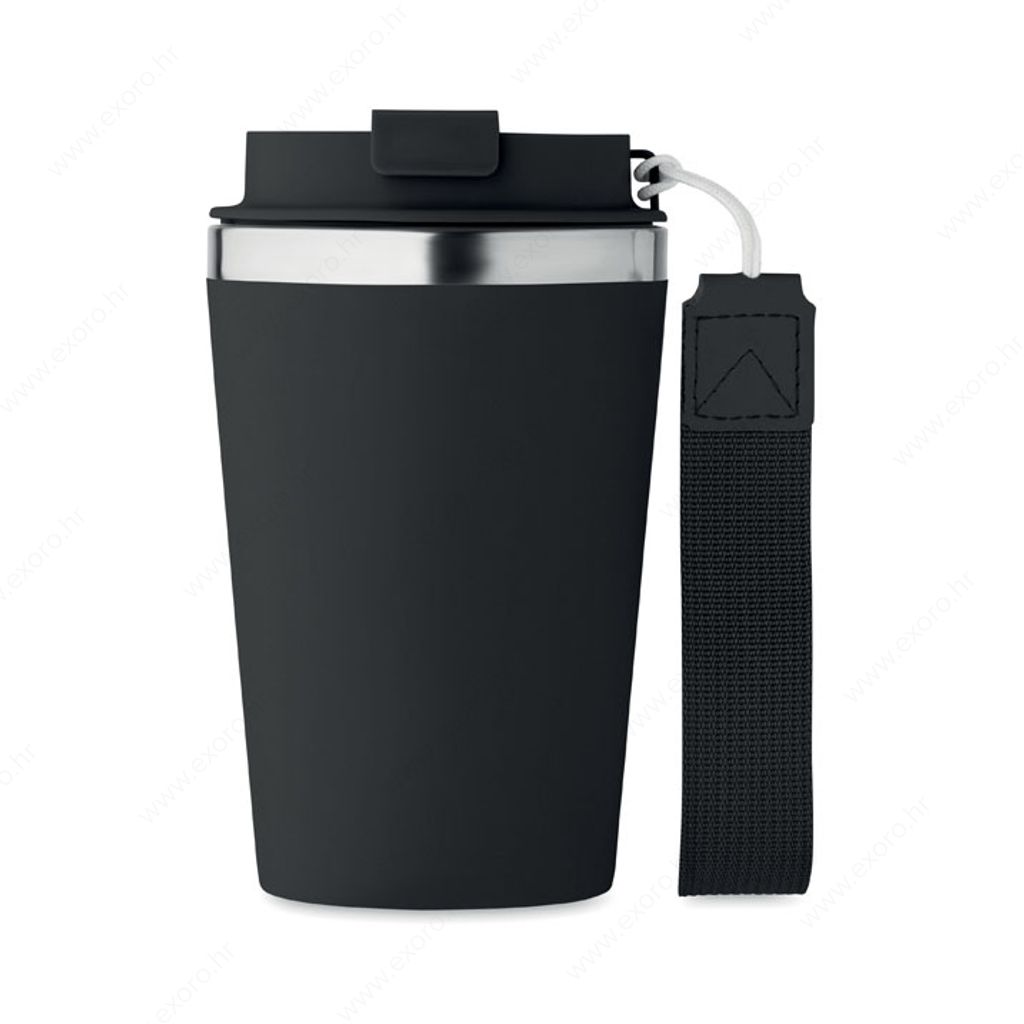 MO2317-03 Čaša TOPAZ termo, metalna, 350ml, crna