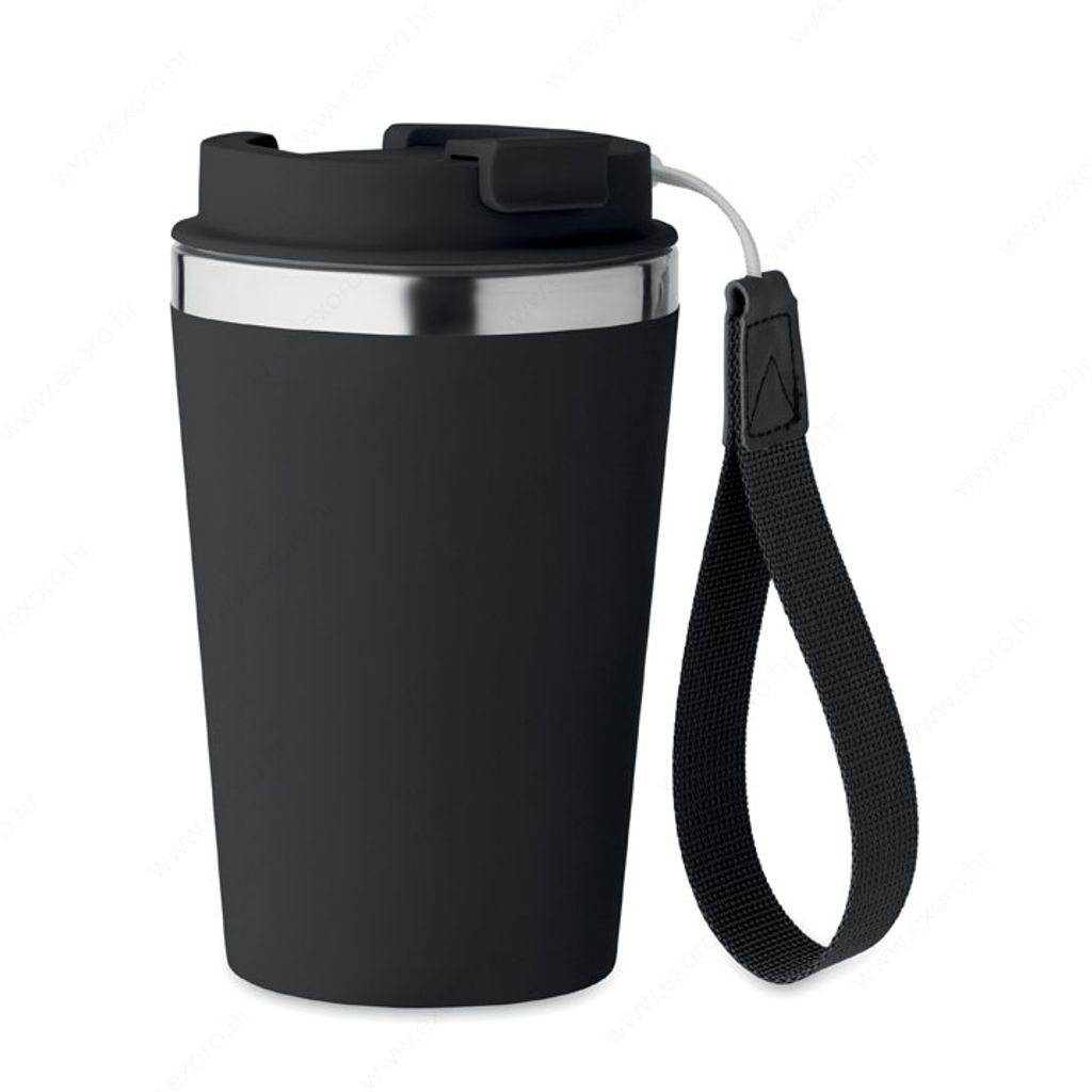 MO2317-03 Čaša TOPAZ termo, metalna, 350ml, crna