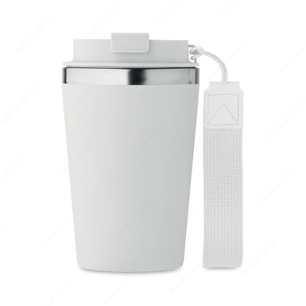 MO2317-06 Čaša TOPAZ termo, metalna, 350ml, bijele